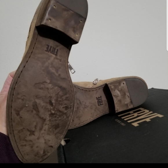 NEW! Frye leather booties sz 7 NWT - Picture 8 of 16